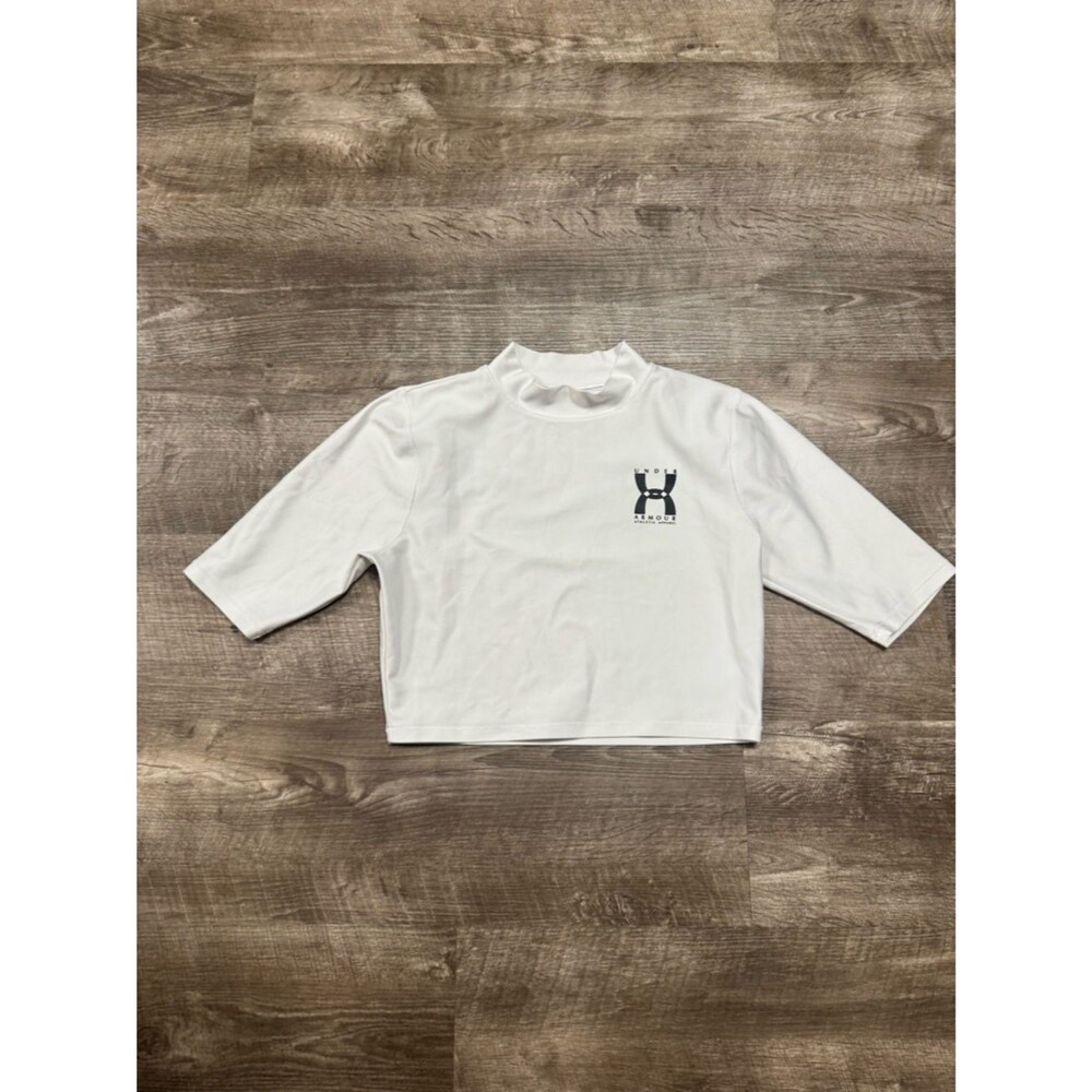 Under Armour Heatgear Fitted Cropped Top Size Large